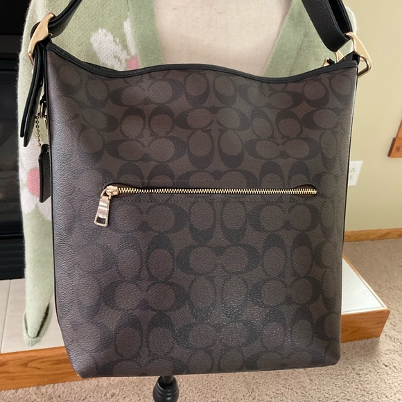 Authentic Coach Val Signature Nah Duffle Handbag - Picture 3 of 13